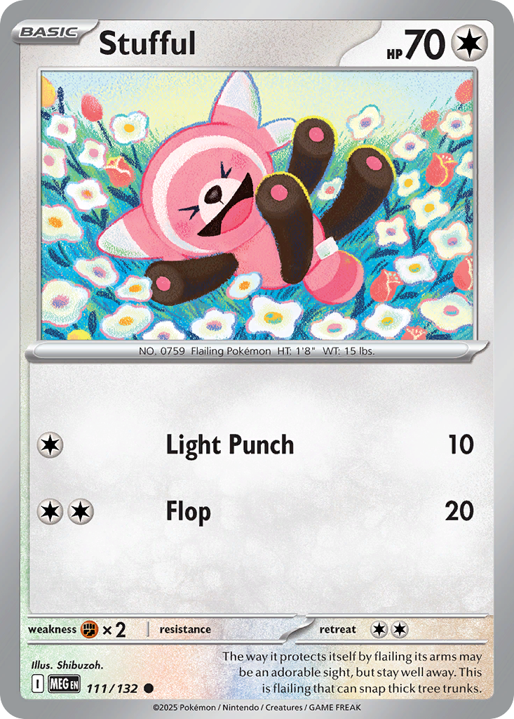 Stufful — Mega Evolution card #111 full image