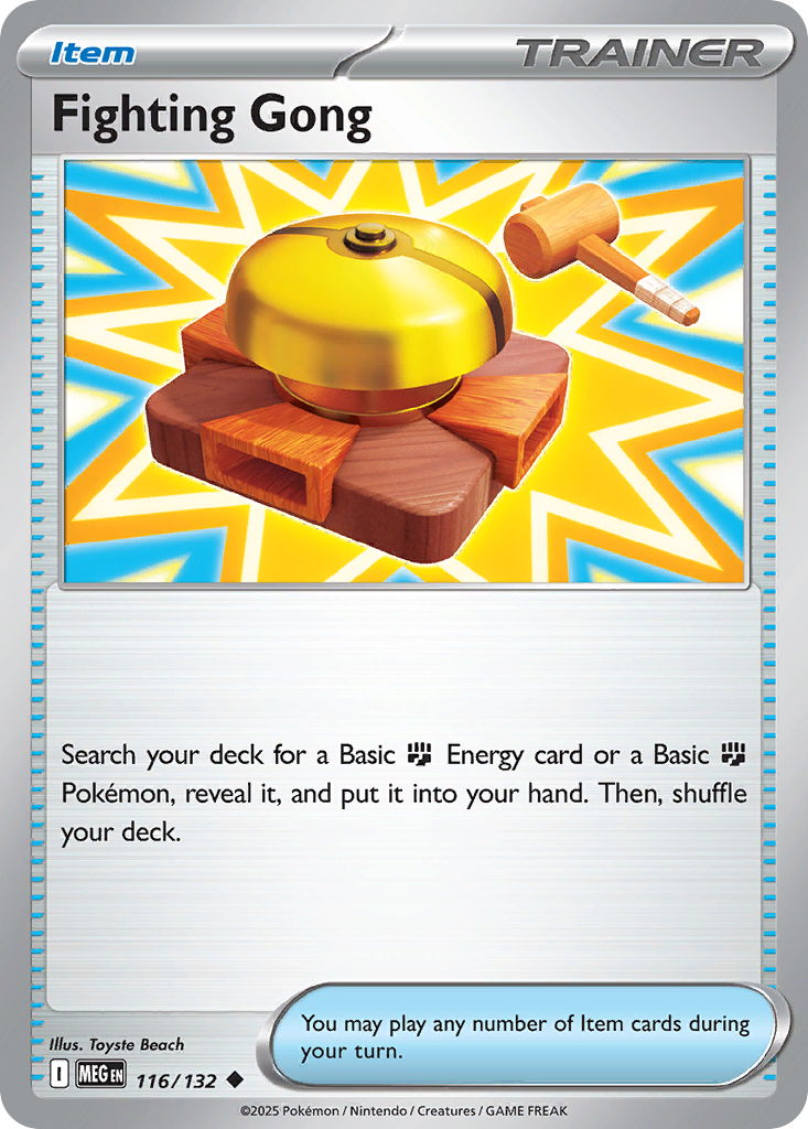 Fighting Gong — Mega Evolution card #116 full image