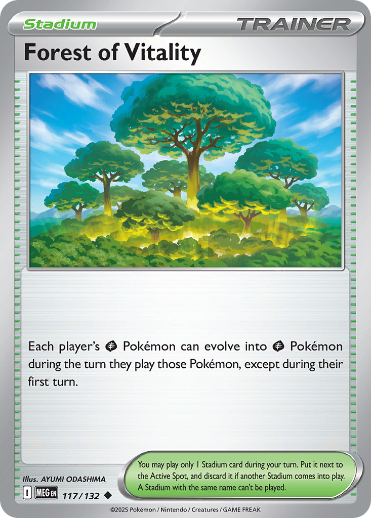 Forest of Vitality — Mega Evolution card #117 full image