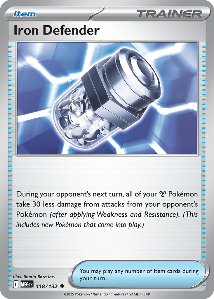Iron Defender — Mega Evolution card #118 full image