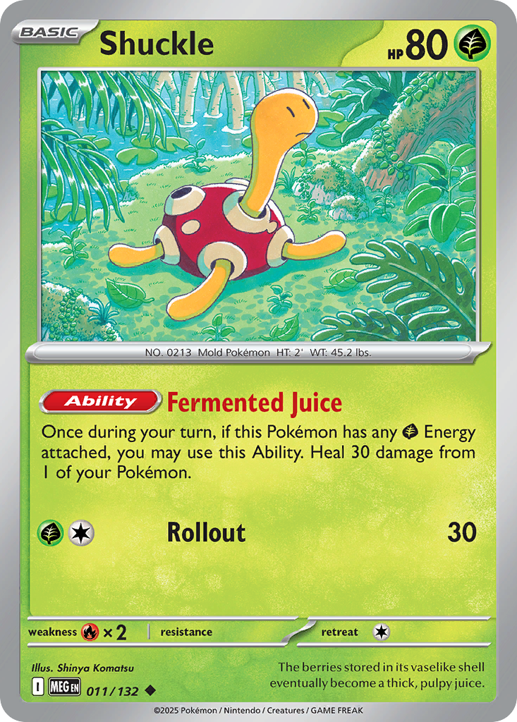Shuckle — Mega Evolution card #11 full image
