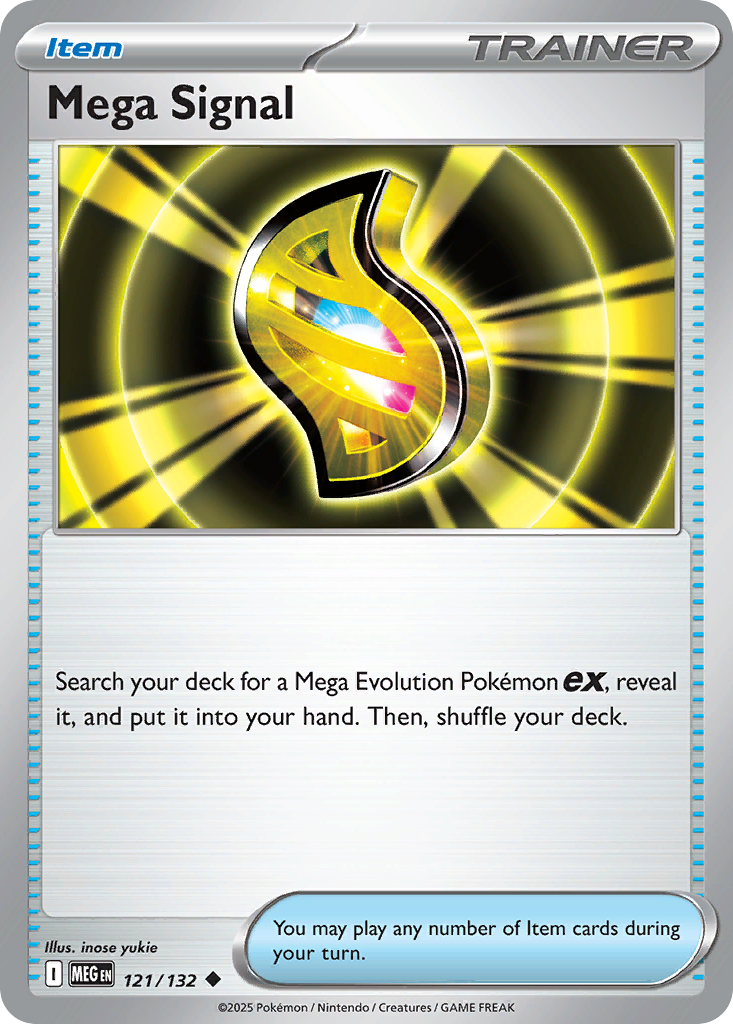 Mega Signal — Mega Evolution card #121 full image
