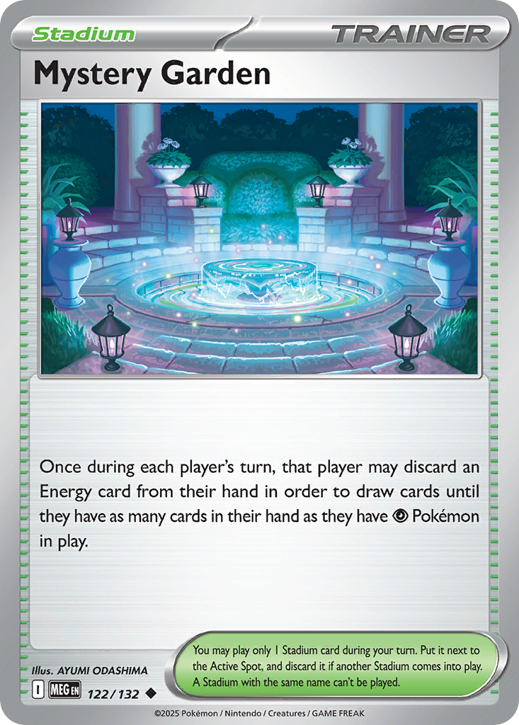 Mystery Garden — Mega Evolution card #122 full image