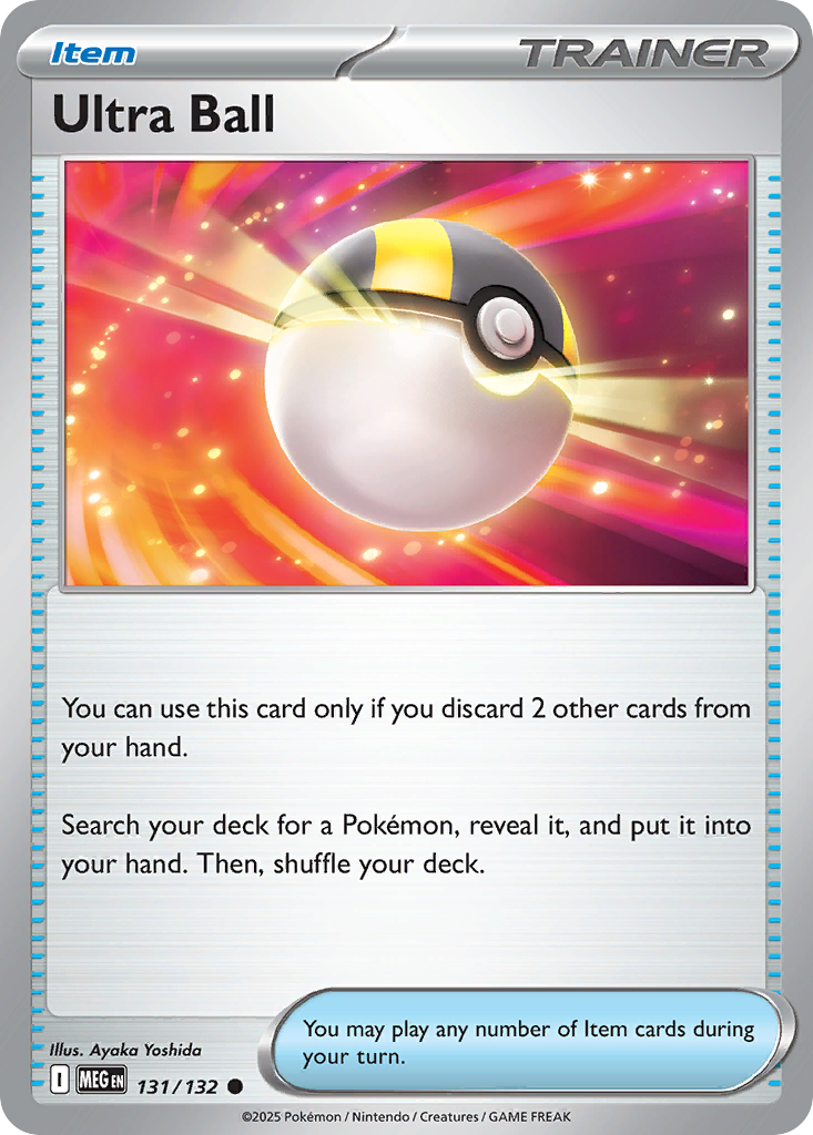 Ultra Ball — Mega Evolution card #131 full image