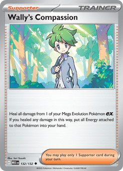Wally's Compassion — Mega Evolution #132