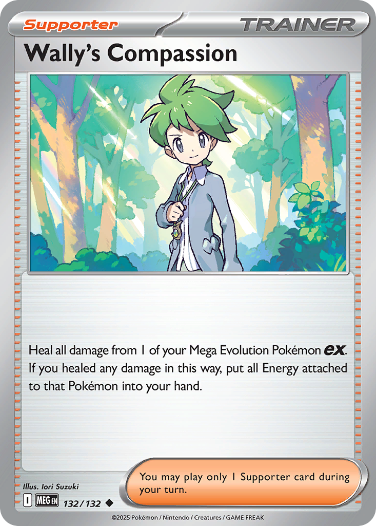 Wally's Compassion — Mega Evolution card #132 full image