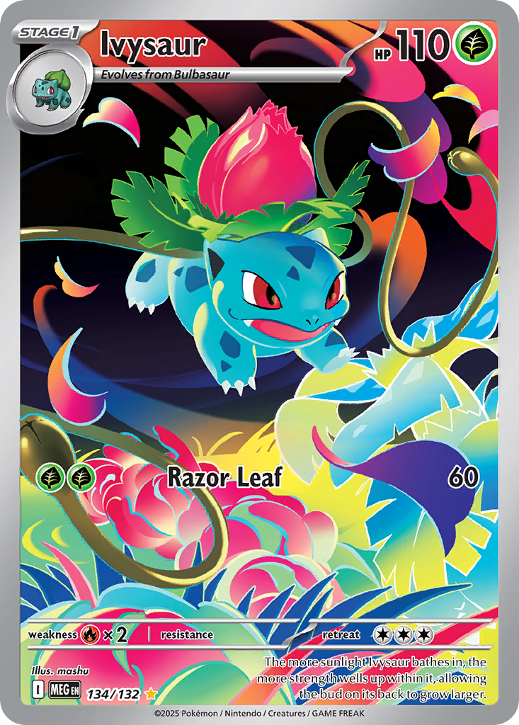 Ivysaur — Mega Evolution card #134 full image