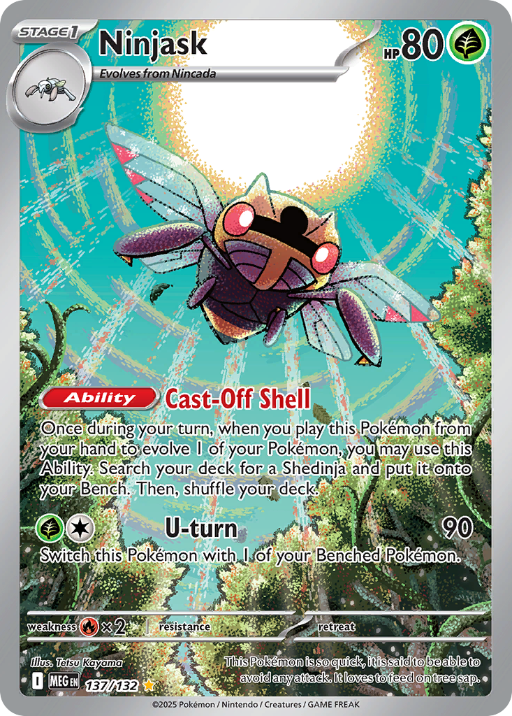 Ninjask — Mega Evolution card #137 full image