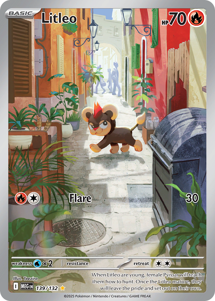 Litleo — Mega Evolution card #139 full image