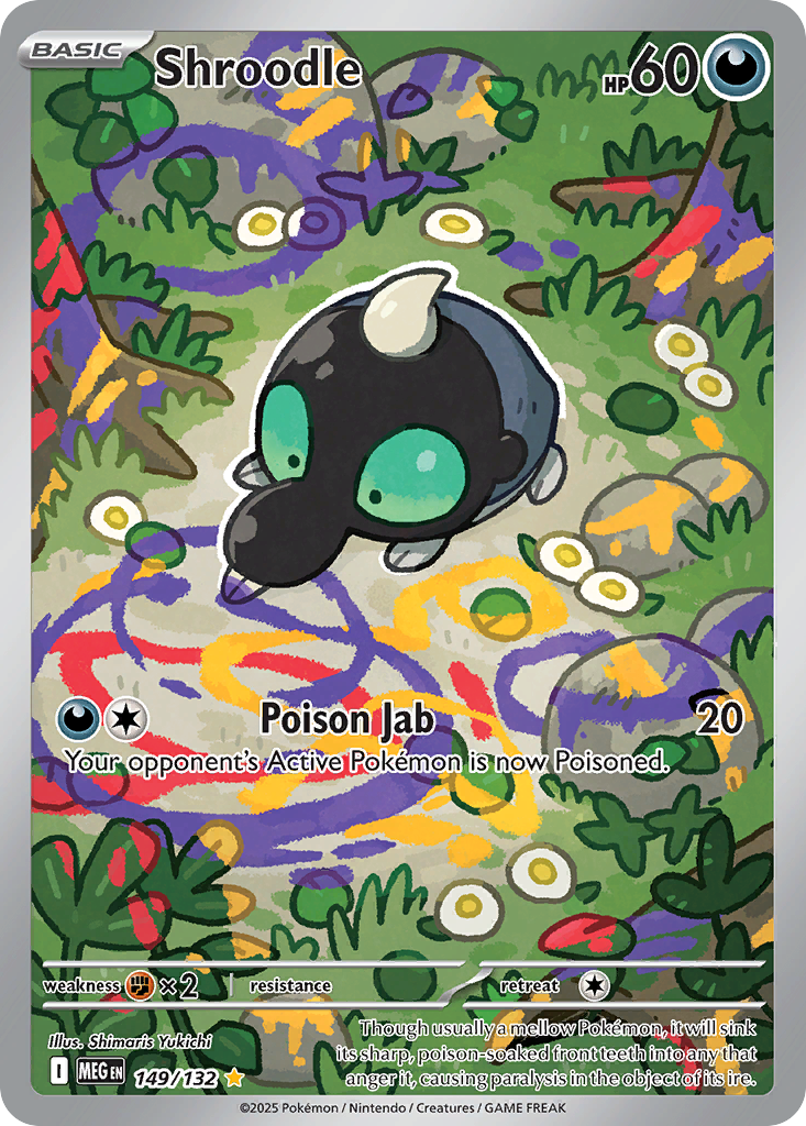Shroodle — Mega Evolution card #149 full image