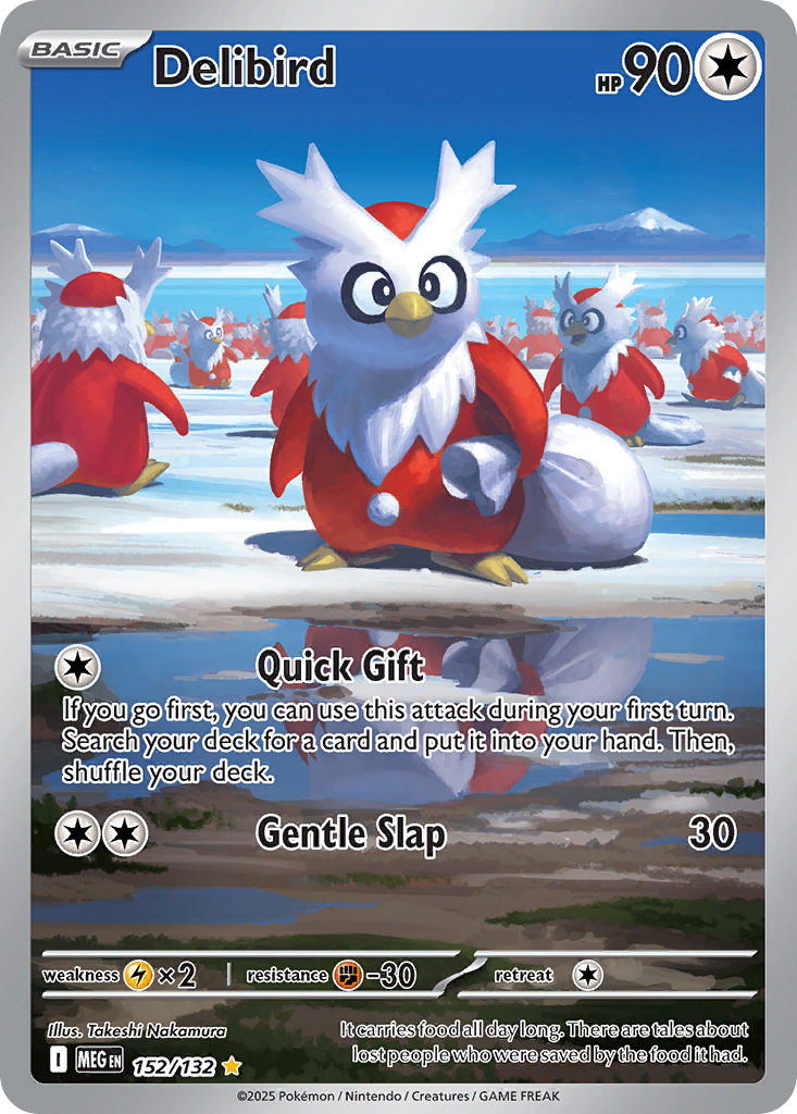 Delibird — Mega Evolution card #152 full image