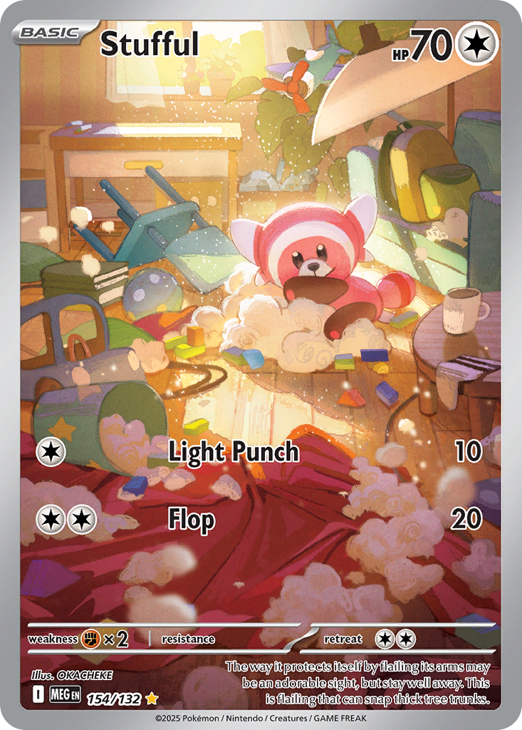 Stufful — Mega Evolution card #154 full image