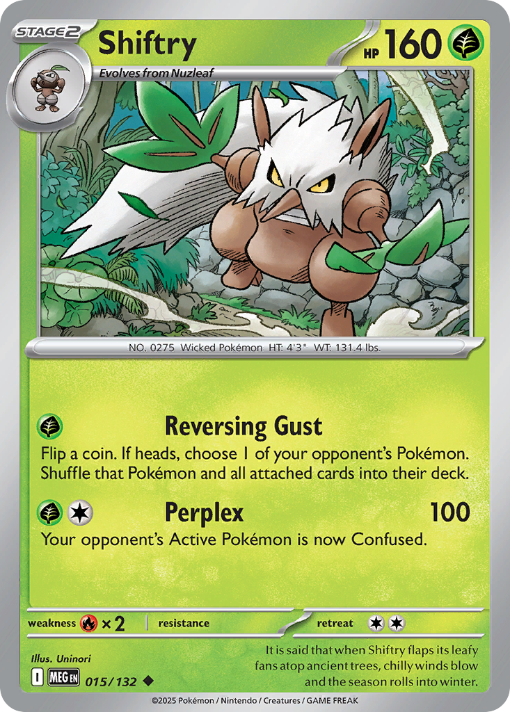 Shiftry — Mega Evolution card #15 full image