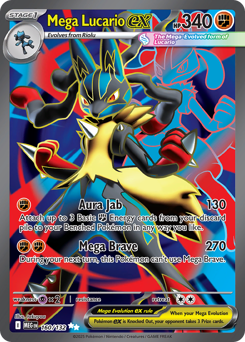 Mega Lucario ex — Mega Evolution #160