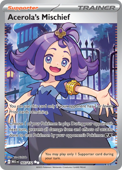 Acerola's Mischief — Mega Evolution #165