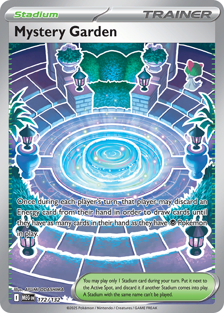 Mystery Garden — Mega Evolution card #172 full image