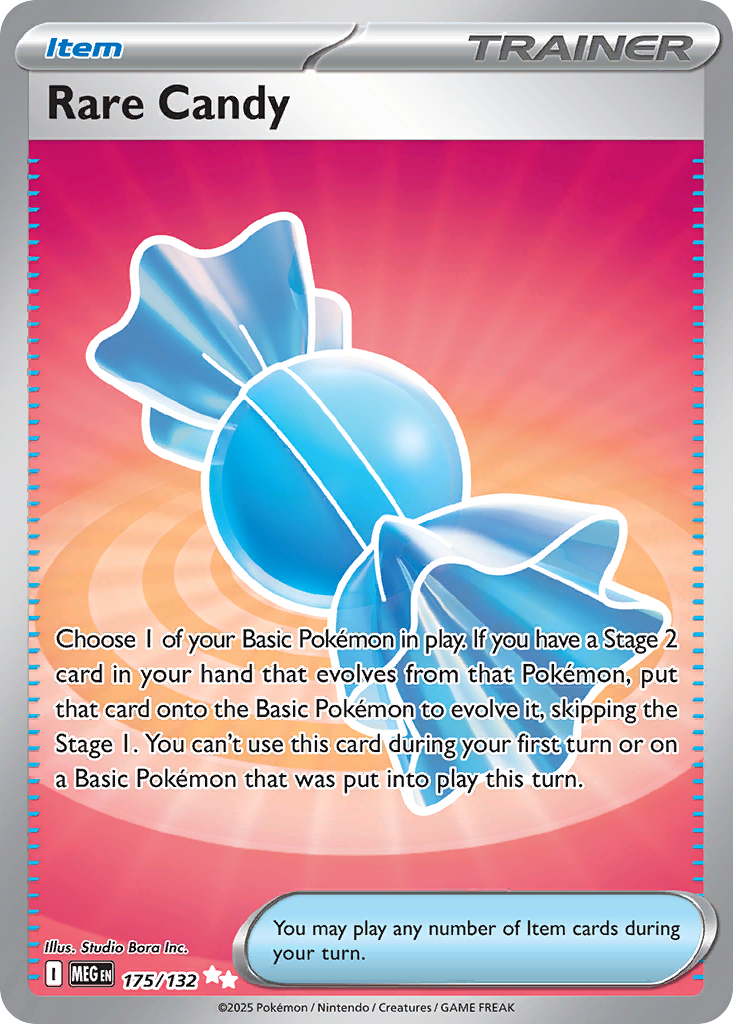 Rare Candy — Mega Evolution card #175 full image