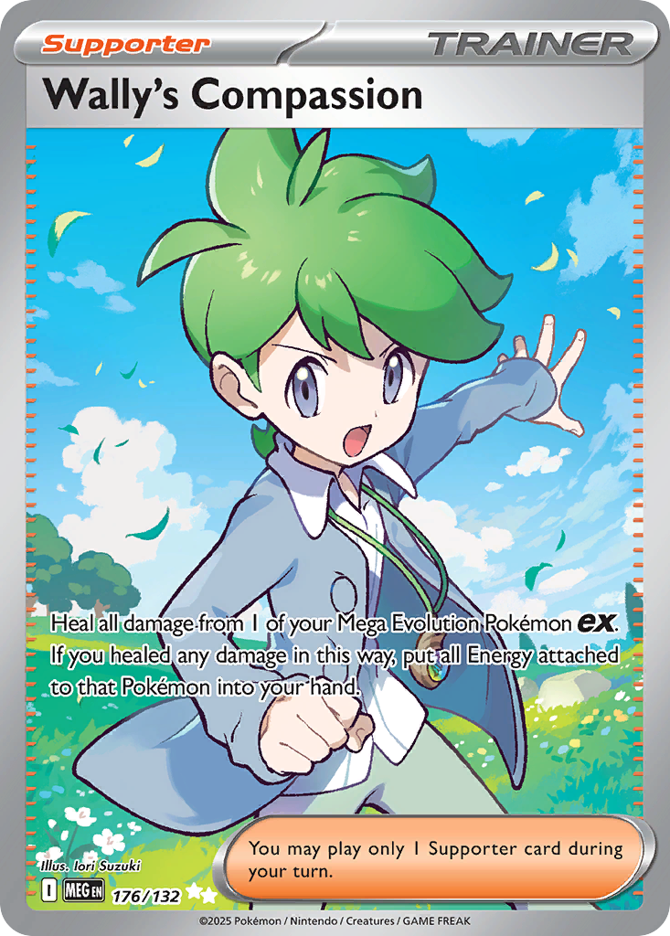 Wally's Compassion — Mega Evolution card #176 full image