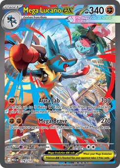 Mega Lucario ex — Mega Evolution #179