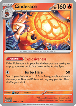 Cinderace — Mega Evolution #28