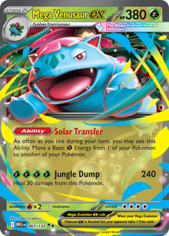 Mega Venusaur ex — Mega Evolution #3