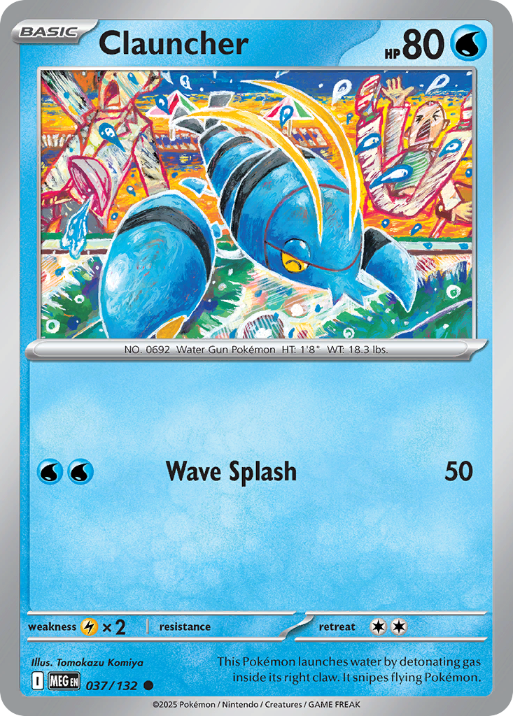 Clauncher — Mega Evolution card #37 full image