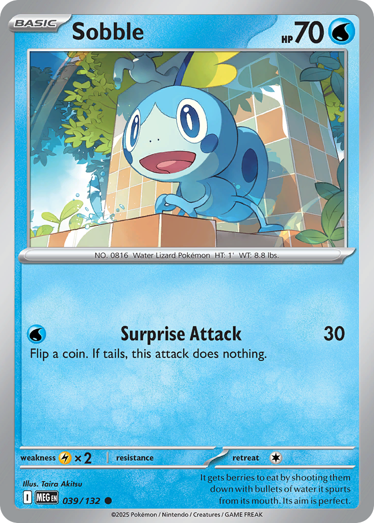 Sobble — Mega Evolution card #39 full image