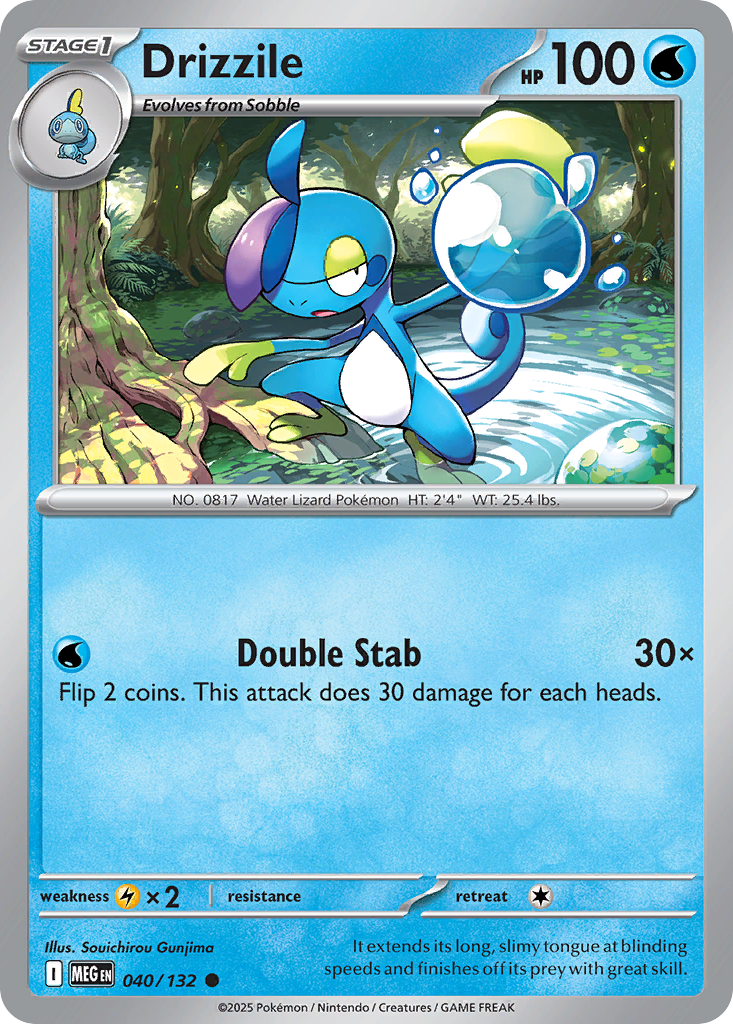 Drizzile — Mega Evolution card #40 full image