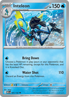 Inteleon — Mega Evolution #41
