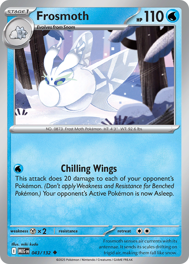 Frosmoth — Mega Evolution card #43 full image