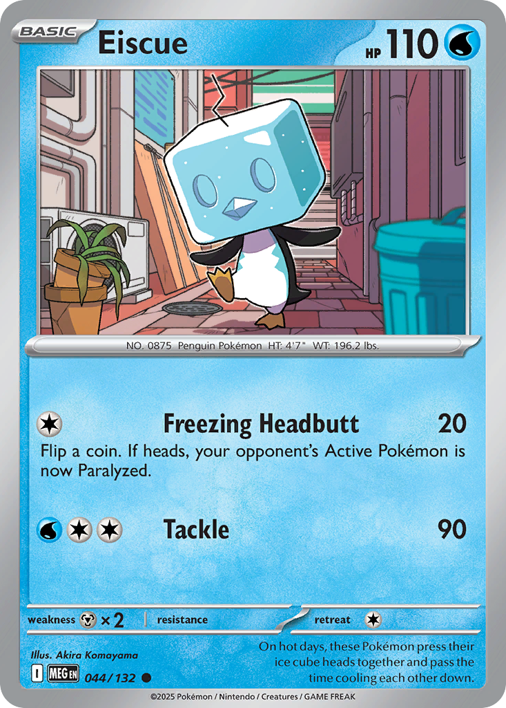 Eiscue — Mega Evolution card #44 full image