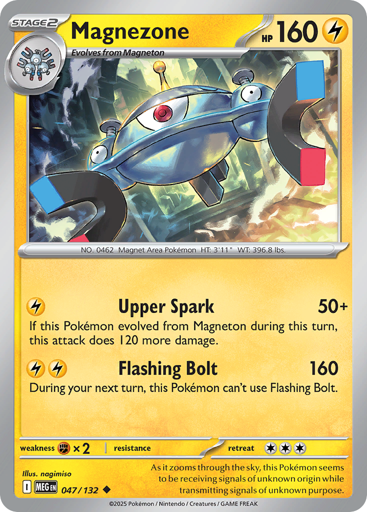 Magnezone — Mega Evolution card #47 full image