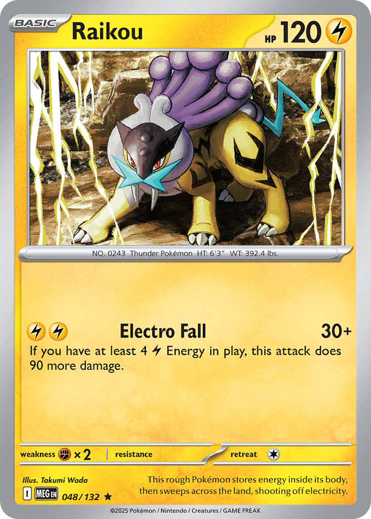 Raikou — Mega Evolution card #48 full image
