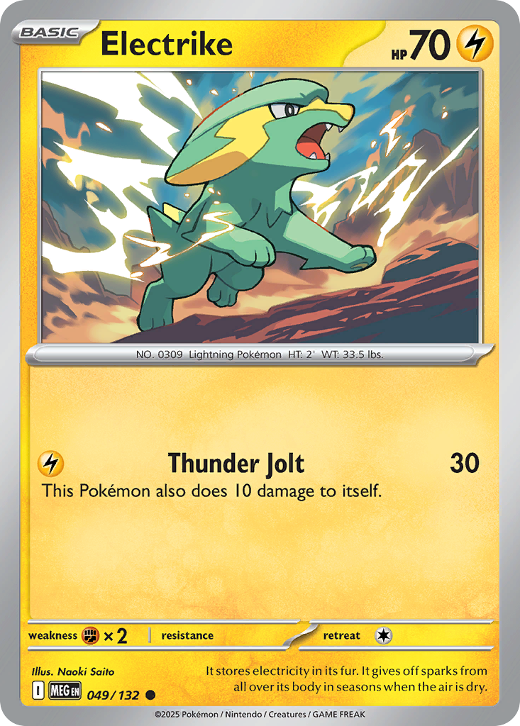Electrike — Mega Evolution card #49 full image