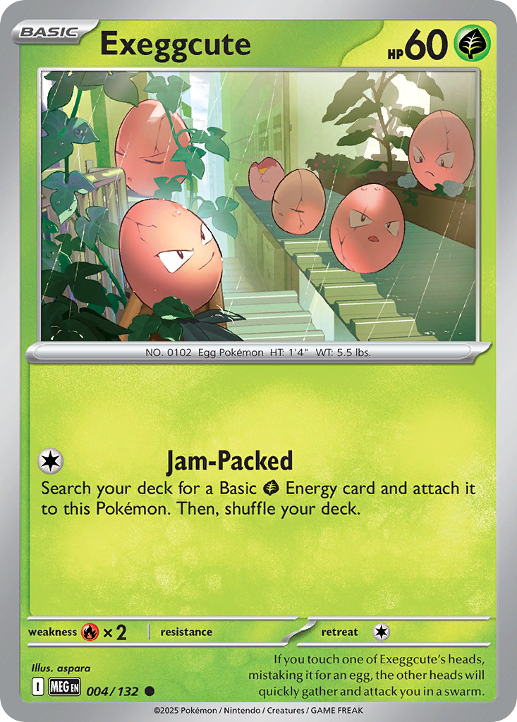 Exeggcute — Mega Evolution card #4 full image