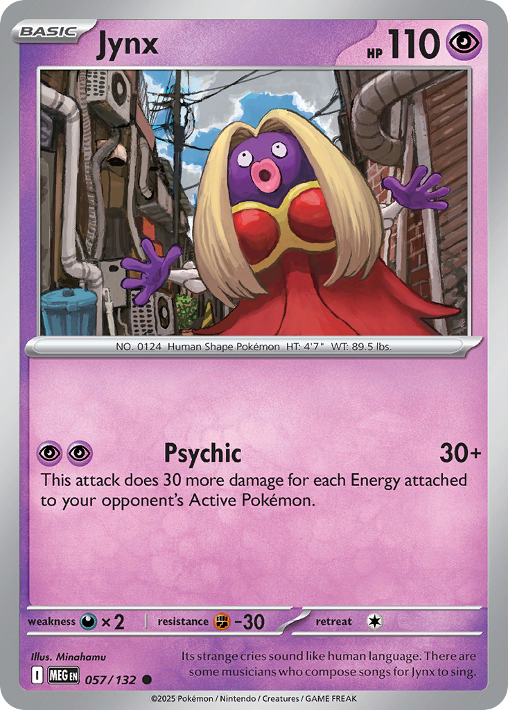 Jynx — Mega Evolution card #57 full image