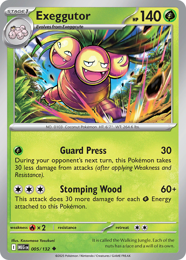 Exeggutor — Mega Evolution card #5 full image