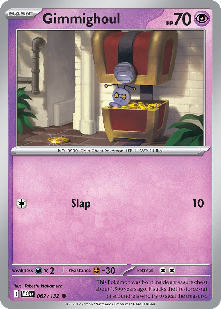 Gimmighoul — Mega Evolution card #67 full image