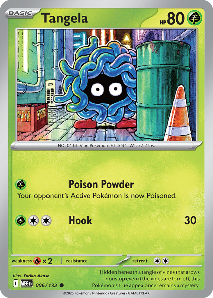 Tangela — Mega Evolution card #6 full image
