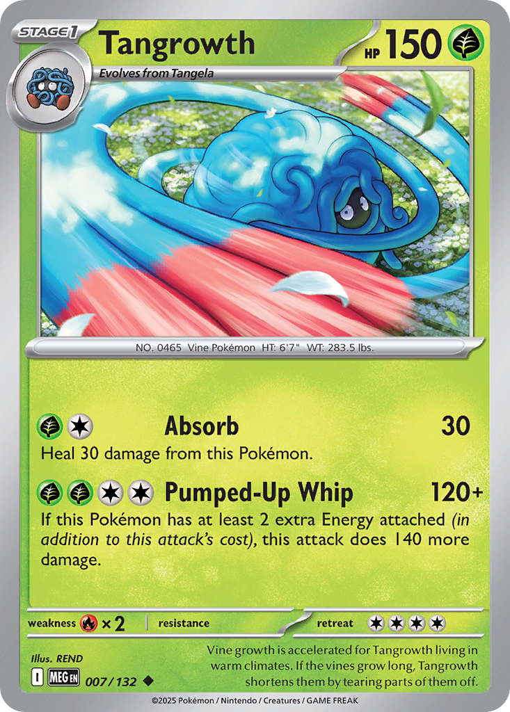 Tangrowth — Mega Evolution card #7 full image
