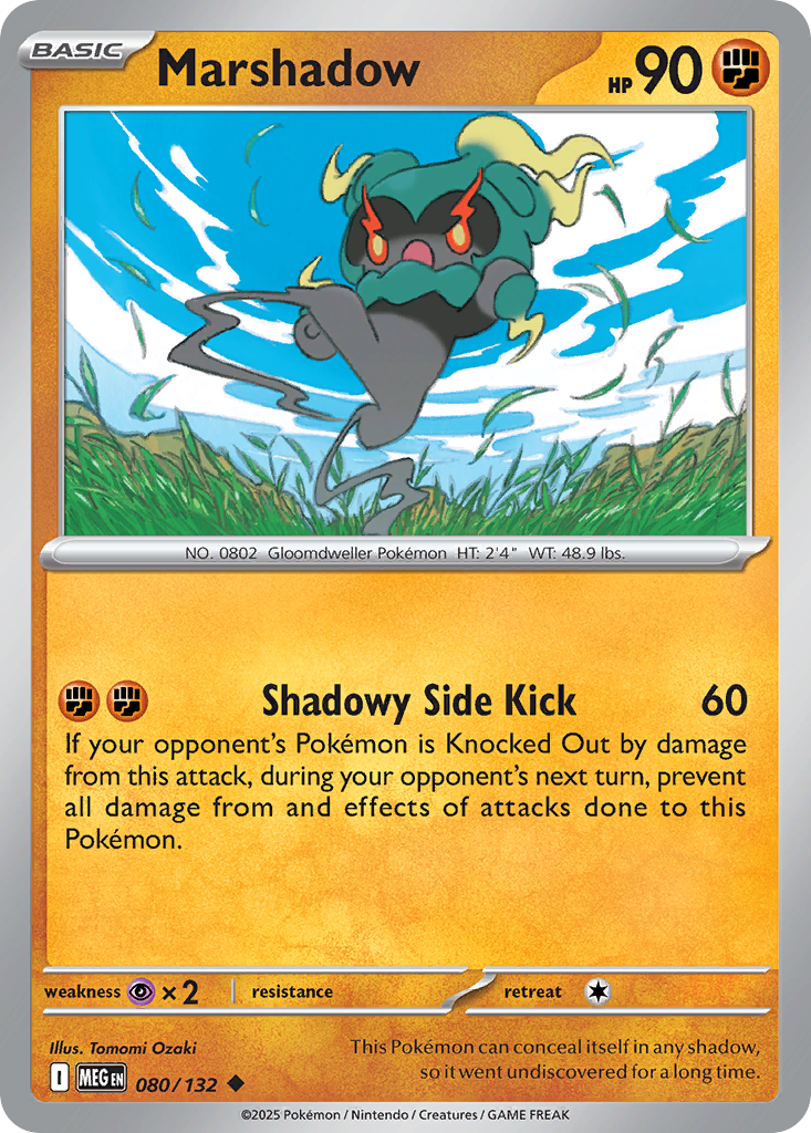Marshadow — Mega Evolution card #80 full image