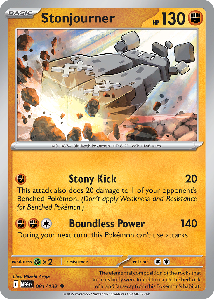 Stonjourner — Mega Evolution card #81 full image