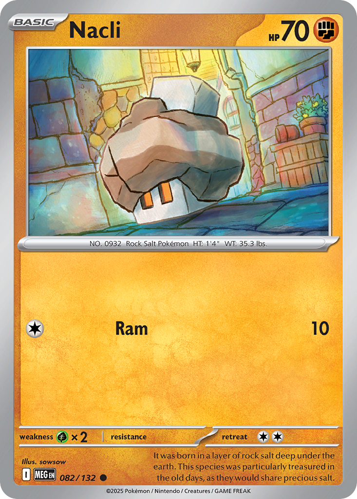 Nacli — Mega Evolution card #82 full image