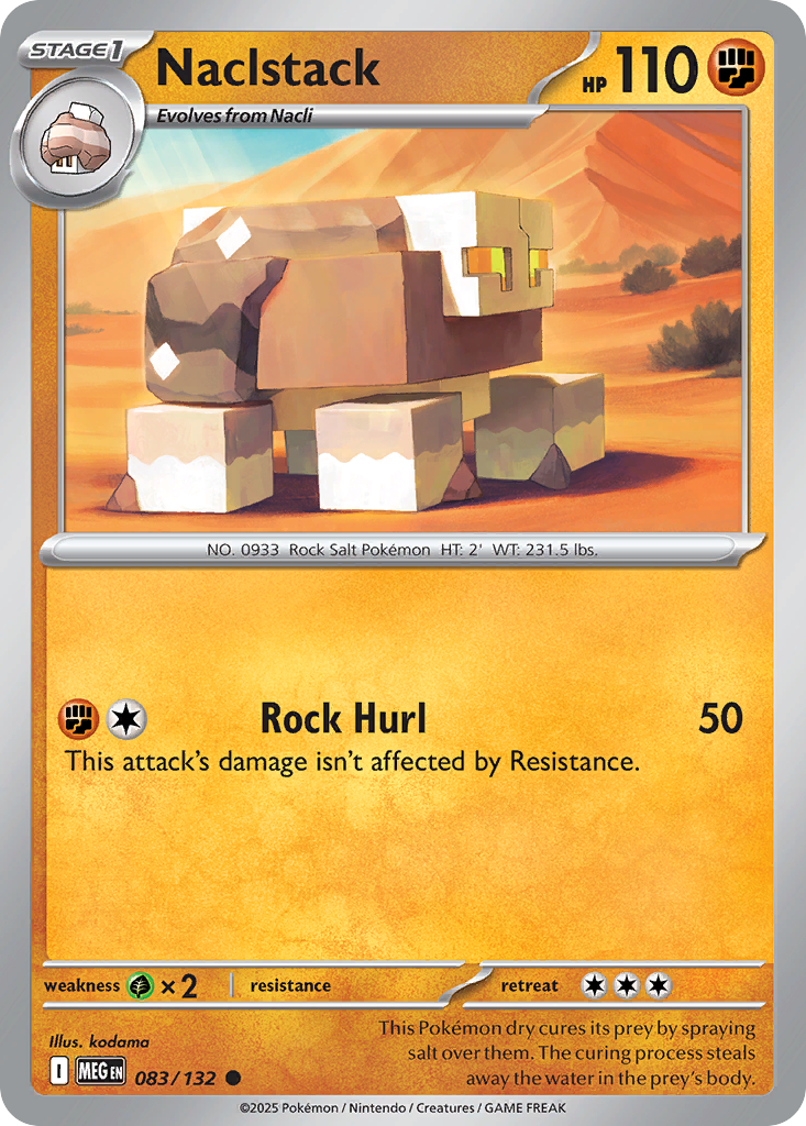 Naclstack — Mega Evolution card #83 full image