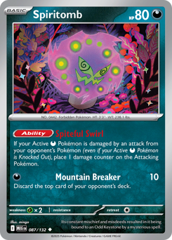 Spiritomb — Mega Evolution #87