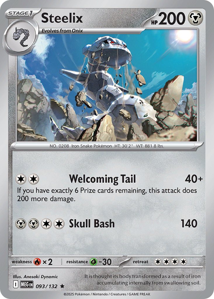 Steelix — Mega Evolution card #93 full image