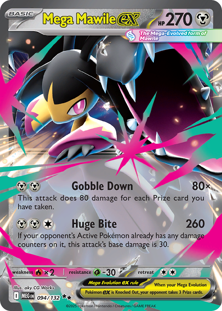 Mega Mawile ex — Mega Evolution card #94 full image