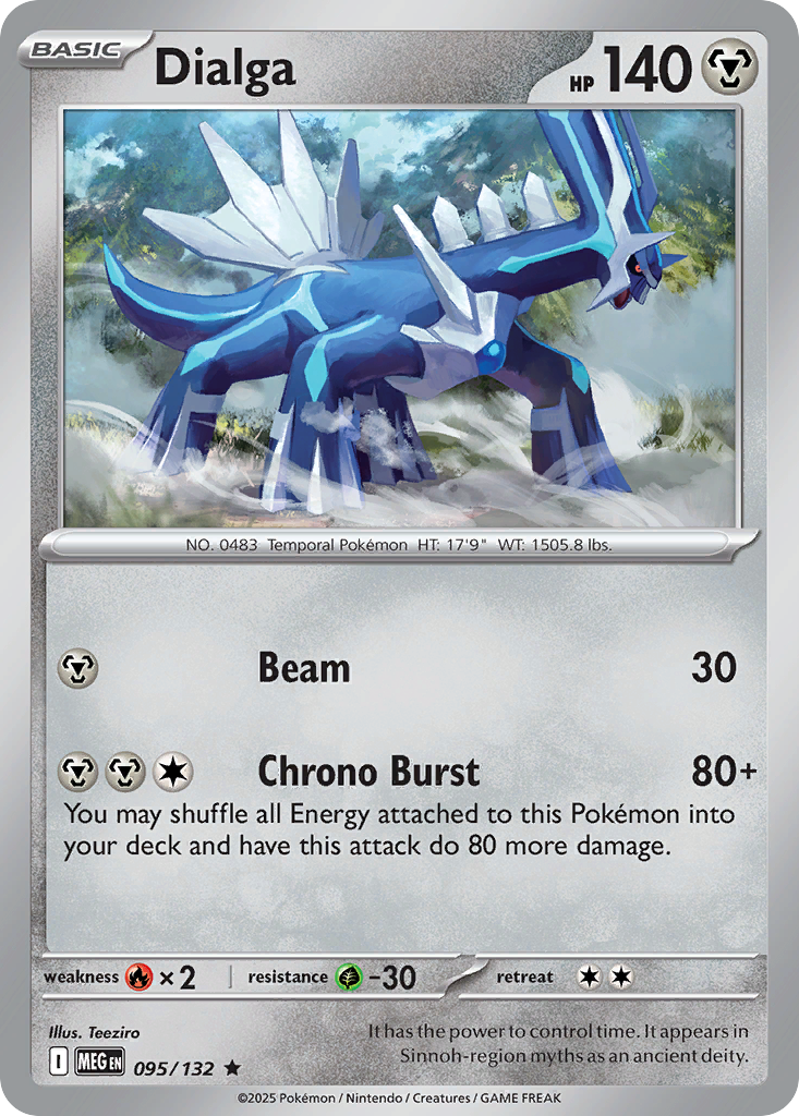 Dialga — Mega Evolution card #95 full image