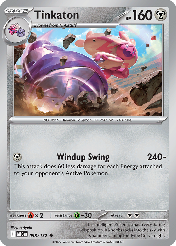 Tinkaton — Mega Evolution card #98 full image