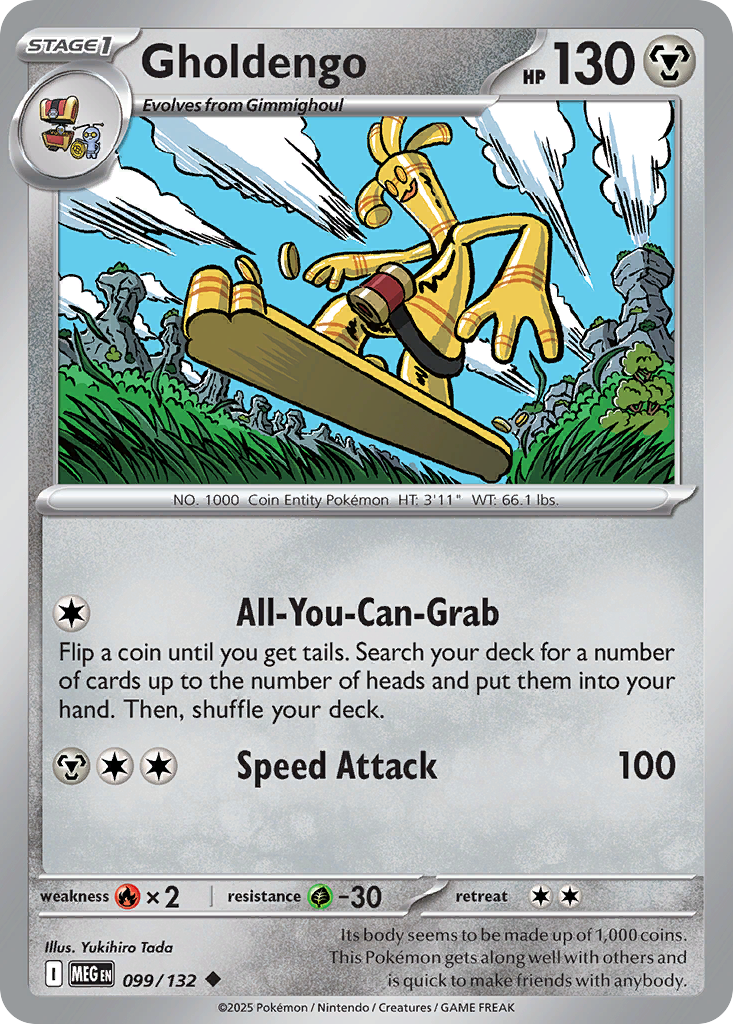 Gholdengo — Mega Evolution card #99 full image